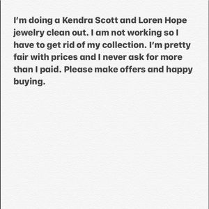 Kendra Scott and Loren Hope Clean out!!